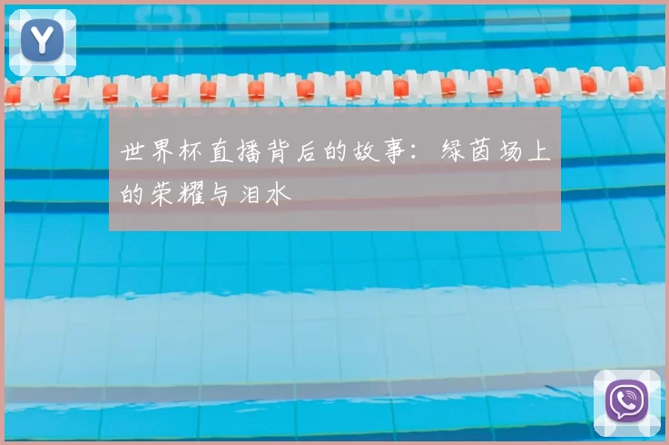 世界杯直播背后的故事：绿茵场上的荣耀与泪水